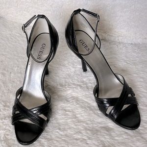 Guess, size 6.5, black heels.